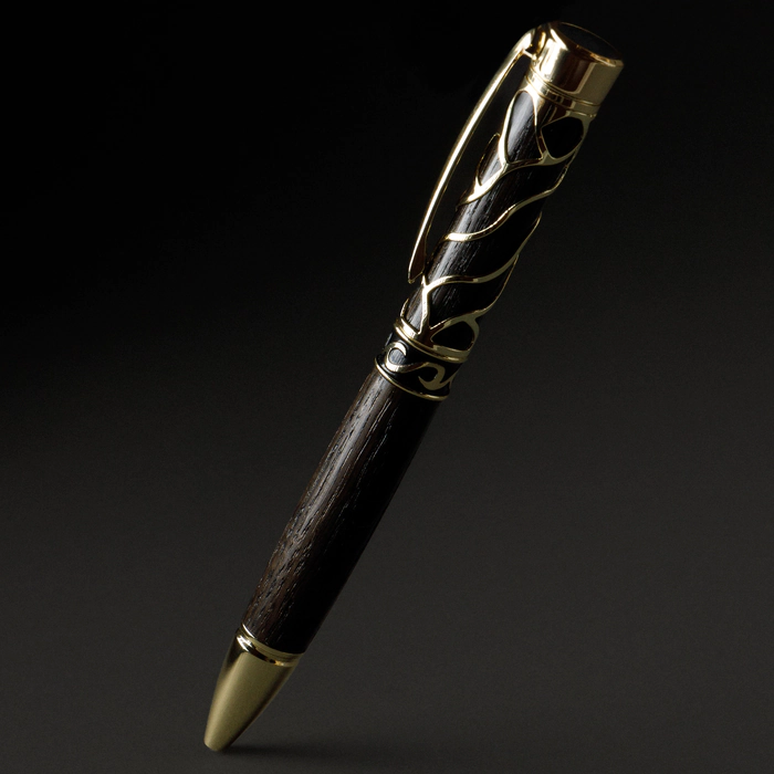 Handmade "Morwood" handle made of stained oak
